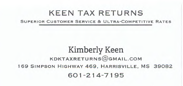 Keen Tax Returns